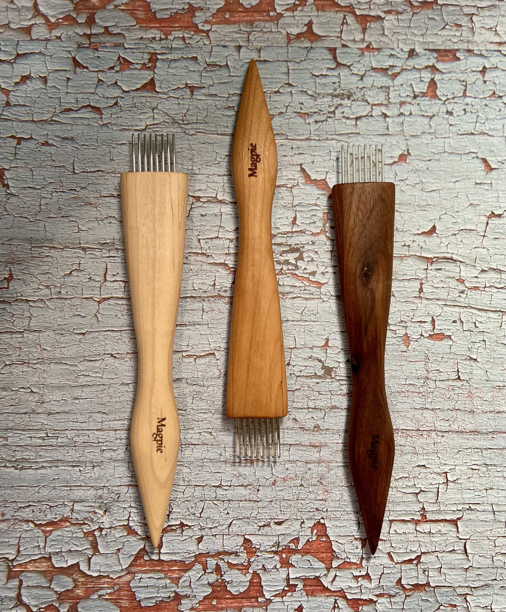 Weaving Fork - Little – Magpie WoodWorks